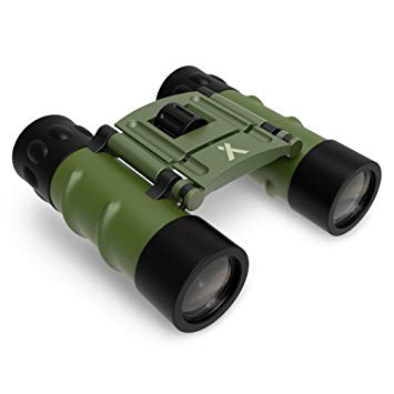 Bear Grylls Binoculars for adults and kids – compact and lightweight, great for bird watching, hunting, travel and sporting events - come with durable case, carry strap and cleaning cloth (12X25)
