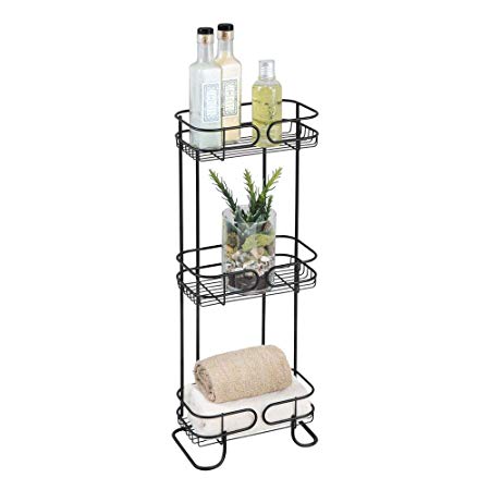 InterDesign Neo Bathroom Shelf Caddy, Three Shelves, Bath