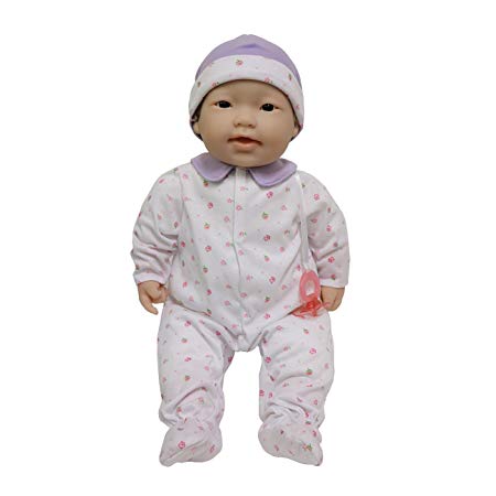 JC Toys, Asian La Baby 20-inch Soft Body Pink Play Doll - For Children 2 Years Or Older, Designed by Berenguer