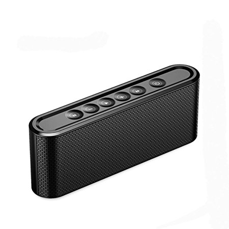 Forone Wireless Touch Control Portable Stereo V4.2 Bluetooth Speaker with Build-in Mic