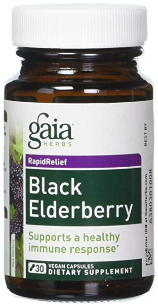 Black Elderberry Gaia Herbs 30 VCaps