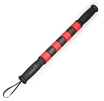 Muscle Roller Massage Stick for Athletes, 18 Inch Body Massager Soreness, Cramping Pain and Tightness Relief Helps Legs and Back Recovery Tools