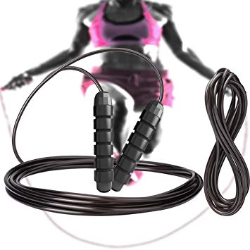 CHSTAR Adjustable Premium Quality Jump Rope - Cardio Jumping Rope for Men, Women, Adult and Kids of All Heights and Skill Levels - Best for Skipping Rope, Crossfit Training, Boxing, and MMA Workouts.