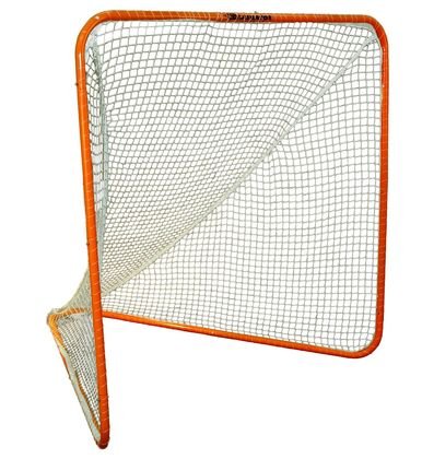 Gladiator Official Lacrosse Goal Net, Orange, 100% Steel Frame, 6 x 6-Foot