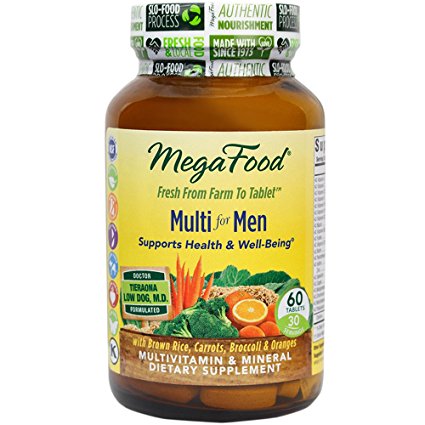 MegaFood - Multi for Men, A Balanced Whole Food Multivitamin, 60 Tablets