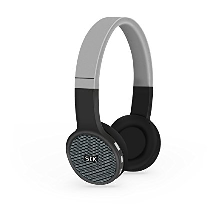 STK Street Jam Wireless Bluetooth Over-ear Headphones - Black/Grey