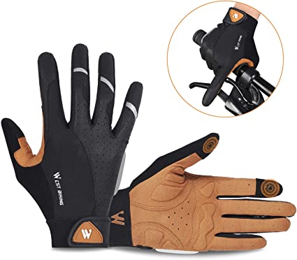 West Biking Cycling Gloves Anti-Slip Breathable Men Women Touch Screen Gloves Anti-Shock Outdoor Sport MTB Bike Bicycle Motorcycle Gloves