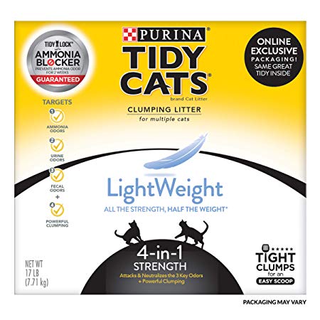 Purina Tidy Cats LightWeight 4-in-1 Strength Clumping Cat Litter