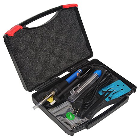 Segawoot Soldering Iron Tool Kit, 60W Brand Iron with Adjustable temperature for DIY Variously Repaired Welding