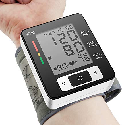 Blood Pressure Monitor, Portable Home Care Electronic Blood Pressure Watch with Wristband Automatic Wrist Electronic Blood Pressure Monitor Perfect for Health Monitoring
