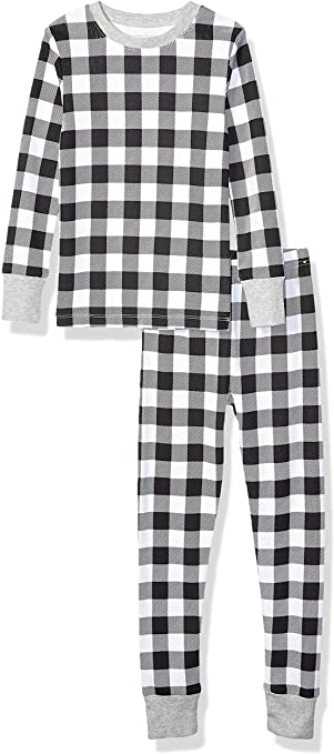 Amazon Essentials Toddler and Kid's Long-Sleeve Tight-fit 2-Piece Pajama Set