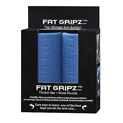 Fat Gripz | Ultimate Arm Builder w/Serious Steel Fitness Carrying Bag | Sold as Pair!