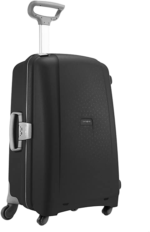 Samsonite Aeris Valigia, Spinner 75 (75cm-87.5L), Nero (Black)