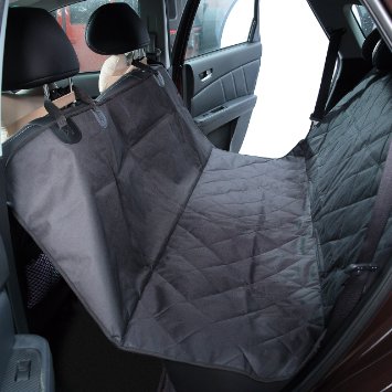 Proteove Waterproof Hammock Dog Seat Cover for Cars, SUV's and Vehicles, Non slip,Thicken Oxford Quilted Pet Seat Cover