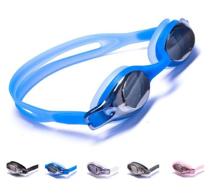 Aguaphile Junior Swimming Goggles for Kids and Early Teens, Soft and Comfortable, Mirrored Anti-Fog UV Protection - Best Junior Swim Goggles - Compare to Speedo, Aqua Sphere, or TYR - Premium Quality