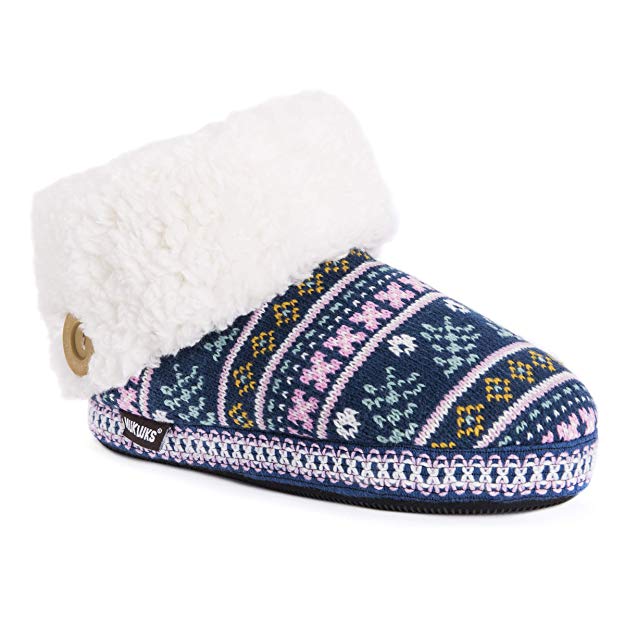 MUK LUKS Women's Melinda Bootie Slippers