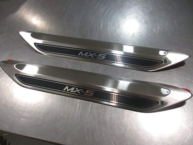 Mazda MX-5 Miata 2016 New OEM door sill trim plates (set of 2) Genuine accessories