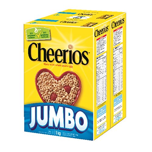Cheerios Jumbo Cereal, 1-Kilogram