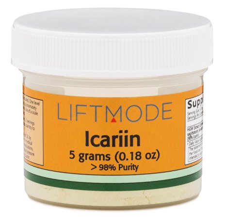 Icariin - 5 Grams (0.18 Oz) - 98% Pure - FBA