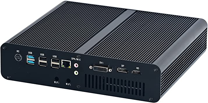 HUNSN 8K Mini PC, Gaming Computer, HTPC, Kodi, Intel Core I9 9880H, Windows 11 Pro or Linux Ubuntu, Support Proxmox, Esxi, BM23m, 6G Graphic, DVI, DP, HDMI, TypeC, 64G RAM, 1TB M.2 2280 NVME M.2 SSD