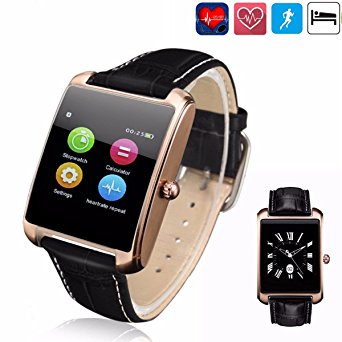 Smart Watch,ELEGIANT MiniWear Waterproof Smart Watch Bluetooth Smart Phone Watch with Heart Rate Monitor,Touch Screen and Fitness Tracker for iPhone and Android Smartphones