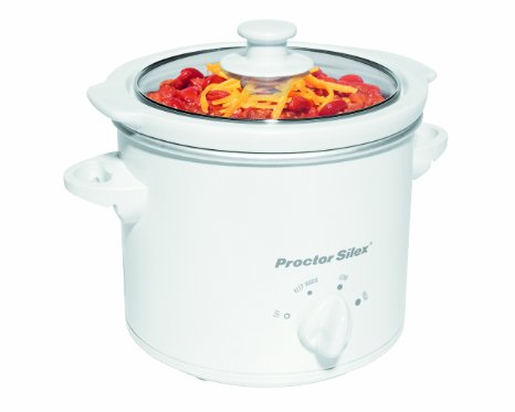 Proctor Silex 33015YA 1-1/2-Quart Round Slow Cooker