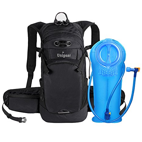 Unigear Hydration Packs Backpack with 2L TPU Water Bladder Reservoir for Running, Hiking, Climbing, Cycling