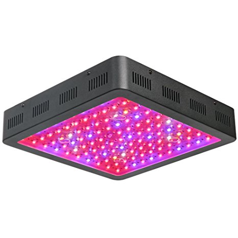 BESTVA 1200W Double Chips LED Grow Light Full Spectrum Grow Lamp for Greenhouse Hydroponic Indoor Plants Veg and Flower