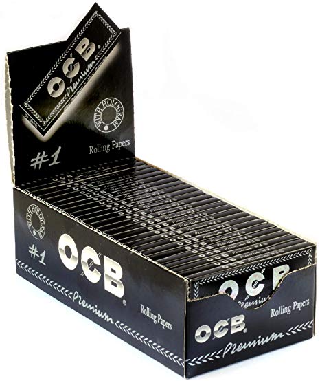 1 box - OCB Single Premium No1 rolling paper regular size 70mm - 2500 papers