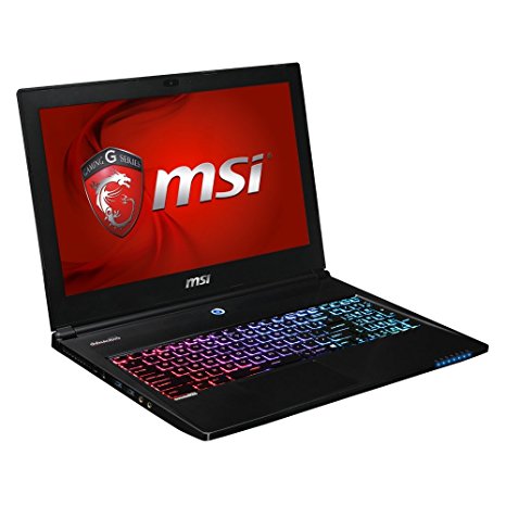 MSI 15.6-Inch GS60 6QE Ghost Pro 4K Gaming Notebook (Black) - (Intel Core i7-6700HQ, 16 GB RAM, 1 TB, 256 GB SSD Storage, NVIDIA GTX 970 6 GB , Windows 10)