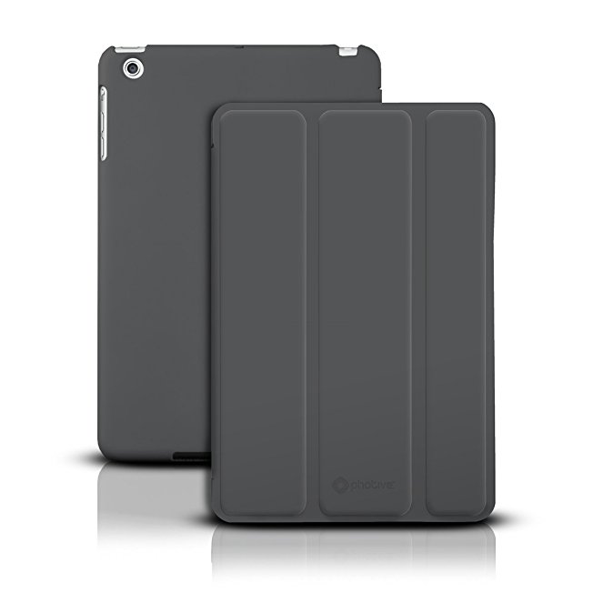 Photive SlimPad iPad Mini 3 Smart Cover Case - Ultra Slim Smart Cover Case for iPad Mini 3 / iPad Min 2 / iPad Mini. Updated Version