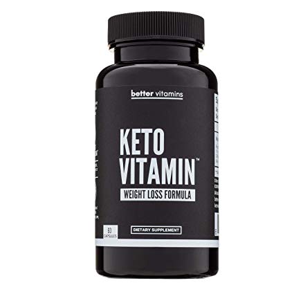 Keto Vitamin - Advanced Ketogenic Supplement, Optimize Energy Levels & Ketosis - Contains Raspberry Ketones, Caffeine and More