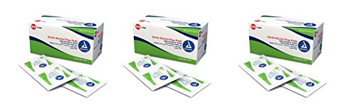 Dynarex Alcohol APhZFc Prep Pad, Sterile, Medium, 600 Count