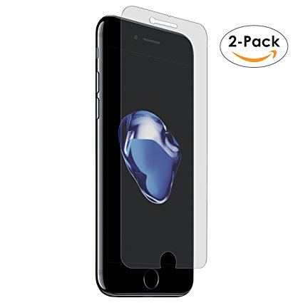 iPhone 8 Plus / 7 Plus / 6 Plus Screen Protector Glass [2-Pack] 5.5" by miaim