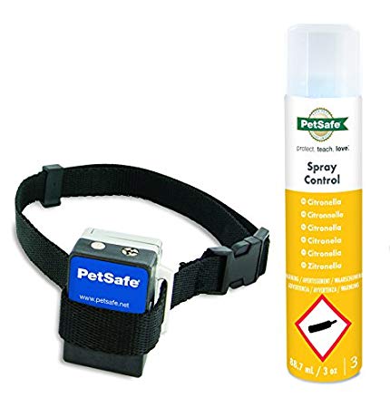 PetSafe Anti Bark Spray Collar, Necks up to 60 cm, Adjustable, Spray Stimulation, Automatic