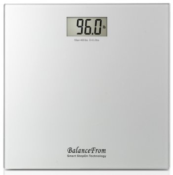 BalanceFrom BFHA-PM400SV High Accuracy Ultra Slim Digital Bathroom Scale Silver