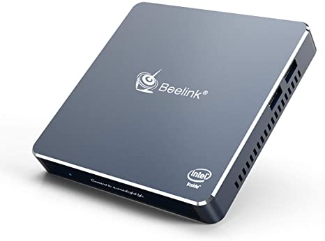 Beelink Mini PC Gemini M Intel Processor J4125(up to 2.7GHz) Windows 10 Pro,8G LPDDR4/128G SSD High Performance Business Mini Computer,4K UHD,2.4G/5G Dual WiFi,BT4.0,Dual HDMI Ports,Desktop Computer