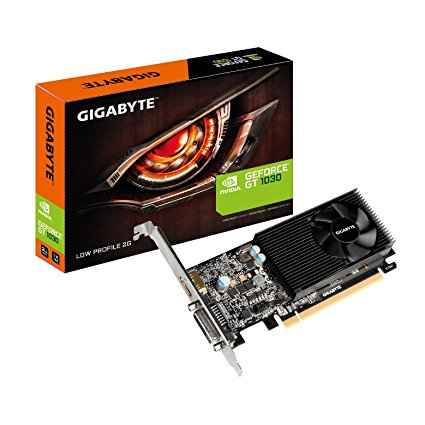 GIGABYTE GeForce GT 1030 GV-N1030D5-2GL Low Profile 2G Computer Graphics Card