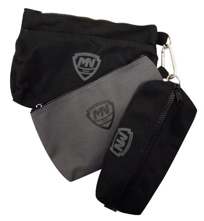 McGuire Nicholas 31001 3 Small Bags, Two Black, One Grey