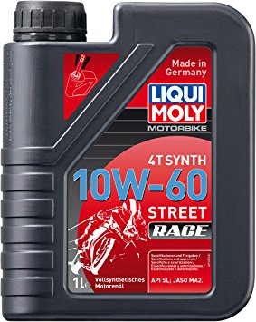 Liqui Moly (1525) 10W-60 High Performance Racing Synth 4T Motor Oil - 1 Liter Bottle