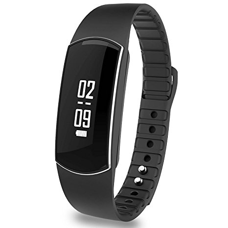Smart Fitness Activity Band, Calorie Step Distance Counter Sleep Quality Recorder MSG Call Push USB Charger Sedentary Remind Smart Sports Bracelet