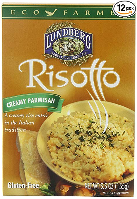 Lundberg Family Farms Creamy Parmesan Risotto, 5.5-Ounce Units (Pack of 12)