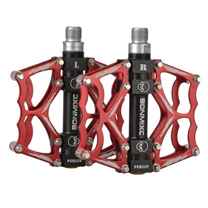 Bonmixc Mountain Bike Pedals 9/16" Cycling Sealed Bearing Pedals