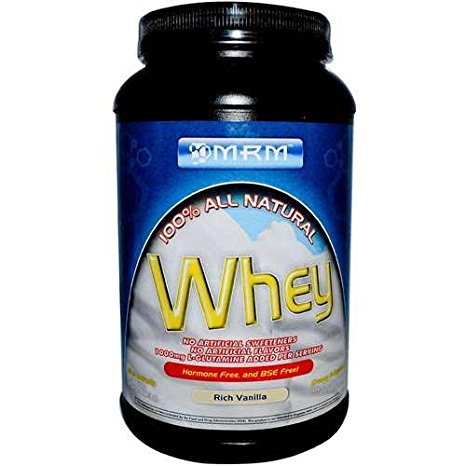 MRM Whey 100% All Natural Rich Vanilla 2.02 lbs