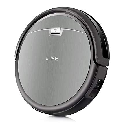 ILIFE A4s Robot Vacuum Cleaner with Powerful Suction and Remote Control, Super Quiet Design for Thin Carpet and Hard Floors