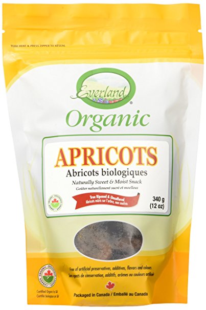 Everland Organic Apricots, 340gm