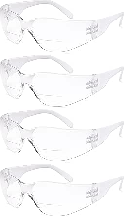 Gamma Ray Bifocal Reading Safety Glasses Readers