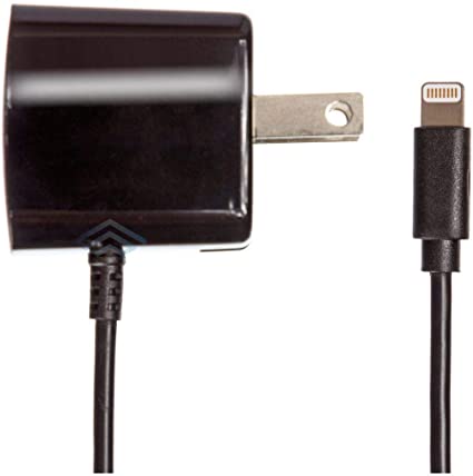 Apple Certified iPhone Lightning Charger - Wall Plug - for iPhone 13 Pro Max Mini 12 11 XS X XR XS SE 8 Plus 7 6S 6 5S 5 5C - Pins Fold - 2.1a Rapid Power - Travel Ready - Black