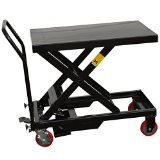 Black Bull 700480 Hydraulic Scissor Lift Table Cart 660-Pound Capacity