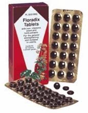 THREE PACKS of Floradix Iron 84 Tablets [Personal Care]